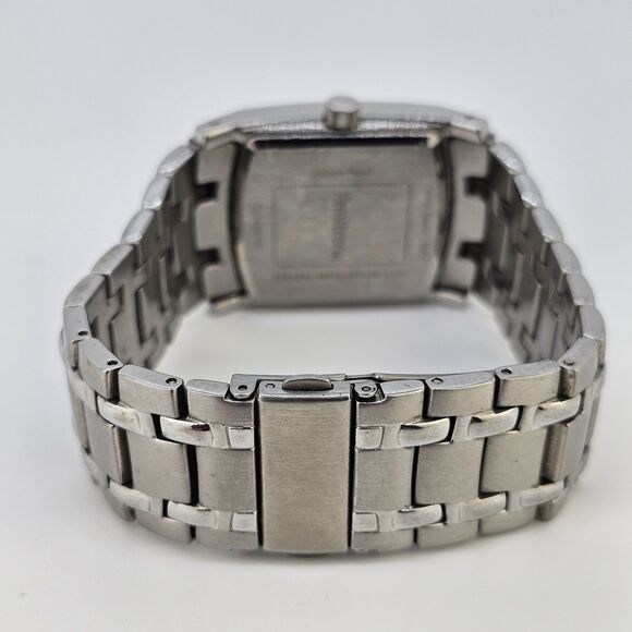 Armitron Men's Watch Black Dial 7.5" WORKING MISSING CRYSTAL SELLING FOR PARTS - Picture 8 of 12